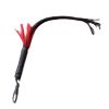 Black Horse Whip Braided Riding Crop Training Tools Dance Props,70 cm