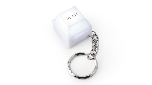 Classic Insert Keyboard with White LED & Easy Battery Replacement