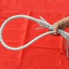 White Horse Crops Long Braided Whip Riding Crop,70 cm