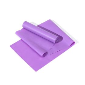 Exercise Resistance Band For Recovery; Physical Therapy; Yoga; Pilates; Rehab; Fitness; Strength Training (Color: purple, size: 150*15*0.35cm/59*5.9*0.13in)