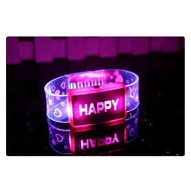Glow Bracelet Running Lights for Runners Safety Wristband Ankle Reflective Strips (Color: LOVE green)