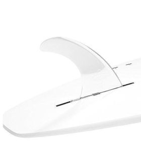 DORSAL Signature Surf SUP Single Center Fin Longboard Surfboard Fins - Clear (Color: Clear, size: 9 inch)