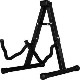 5 Core Guitar Stand Floor A Frame Adjustable Folding Holder With Rubber Feet Heavy Duty Electric Acoustic Bass Cello Stands Pair - GSS BLK (SKU: GSS BLK)