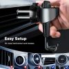 Universal Gravity Phone Holder Car Air Vent Mount Metal Mobile Stand GPS Support For Smartphone Air Vent Stand Cradle For Mobile Cell Phone