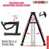 5 Core Guitar Stand Floor A Frame Adjustable Folding Holder With Rubber Feet Heavy Duty Electric Acoustic Bass Cello Stands Pair - GSS BLK