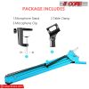 5 Core Mic Arm Adjustable Boom Microphone Stand Desk Mount Heavy Duty Brazo Para Microfono for Condenser Dynamic Mics - MS ARM BLU